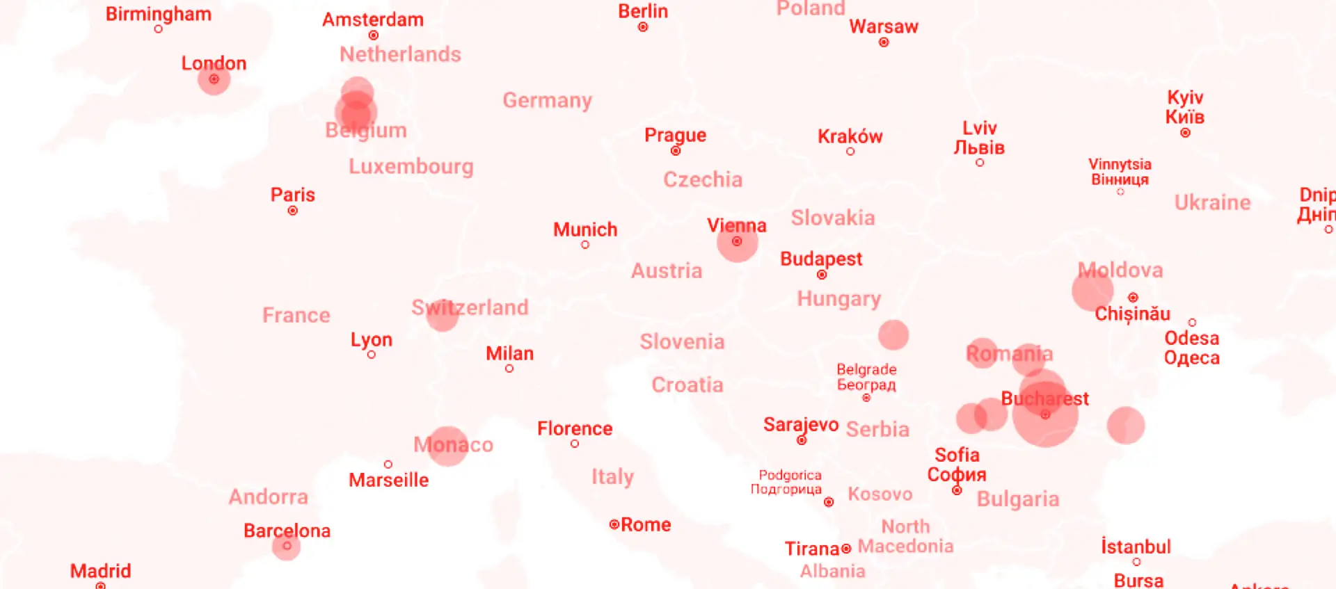 Usage map